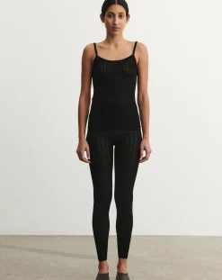 Pointelle Legging Merino Wool - Women's Collection