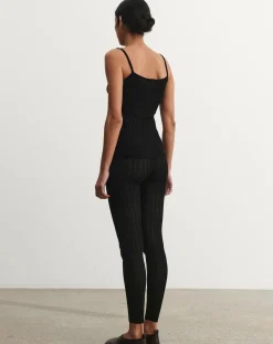 Pointelle Legging Merino Wool - Women's Collection