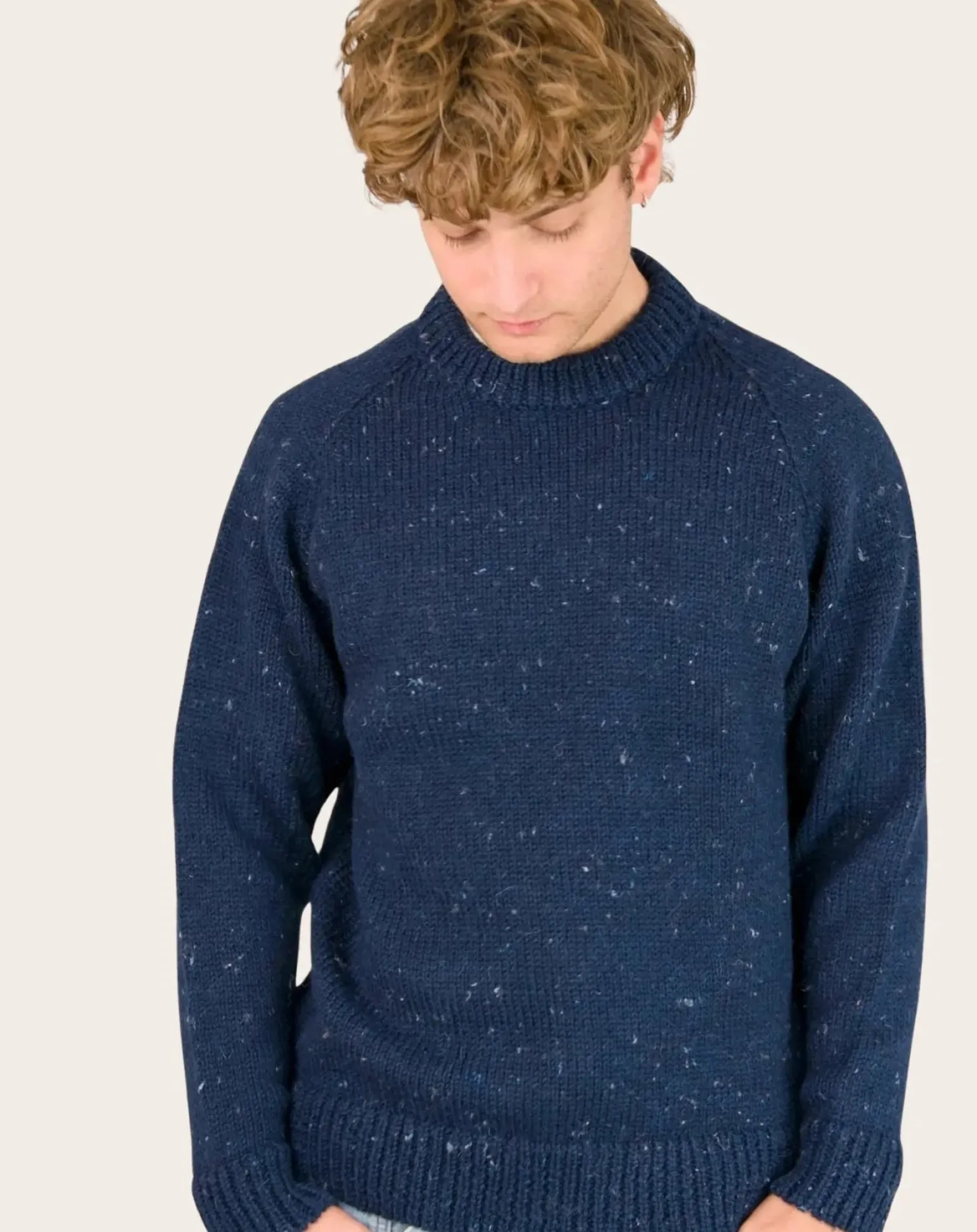 Raglan Chunky Wool Sweater