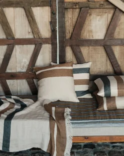 Railroad Stripe cushion cover