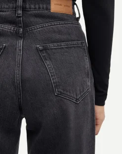 Rebecca high-waisted jeans in cotton