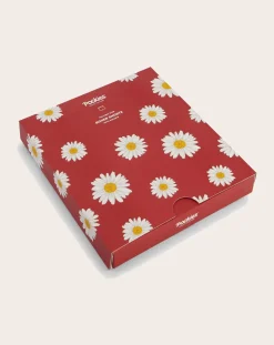 Red Flowers Organic Cotton boxer shorts