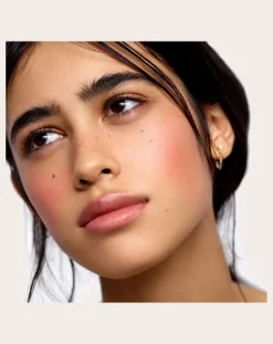 Refillable cheek and lip balm