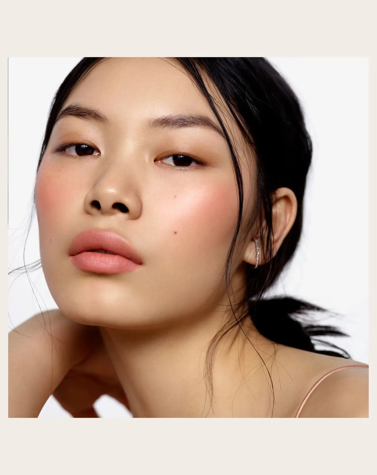 Refillable cheek and lip balm