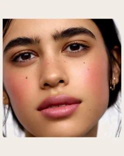 Refillable cheek and lip balm