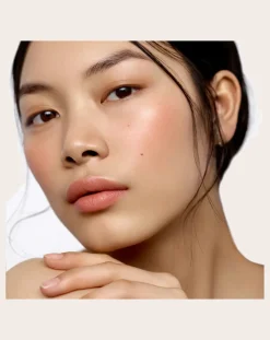 Refillable cheek and lip balm