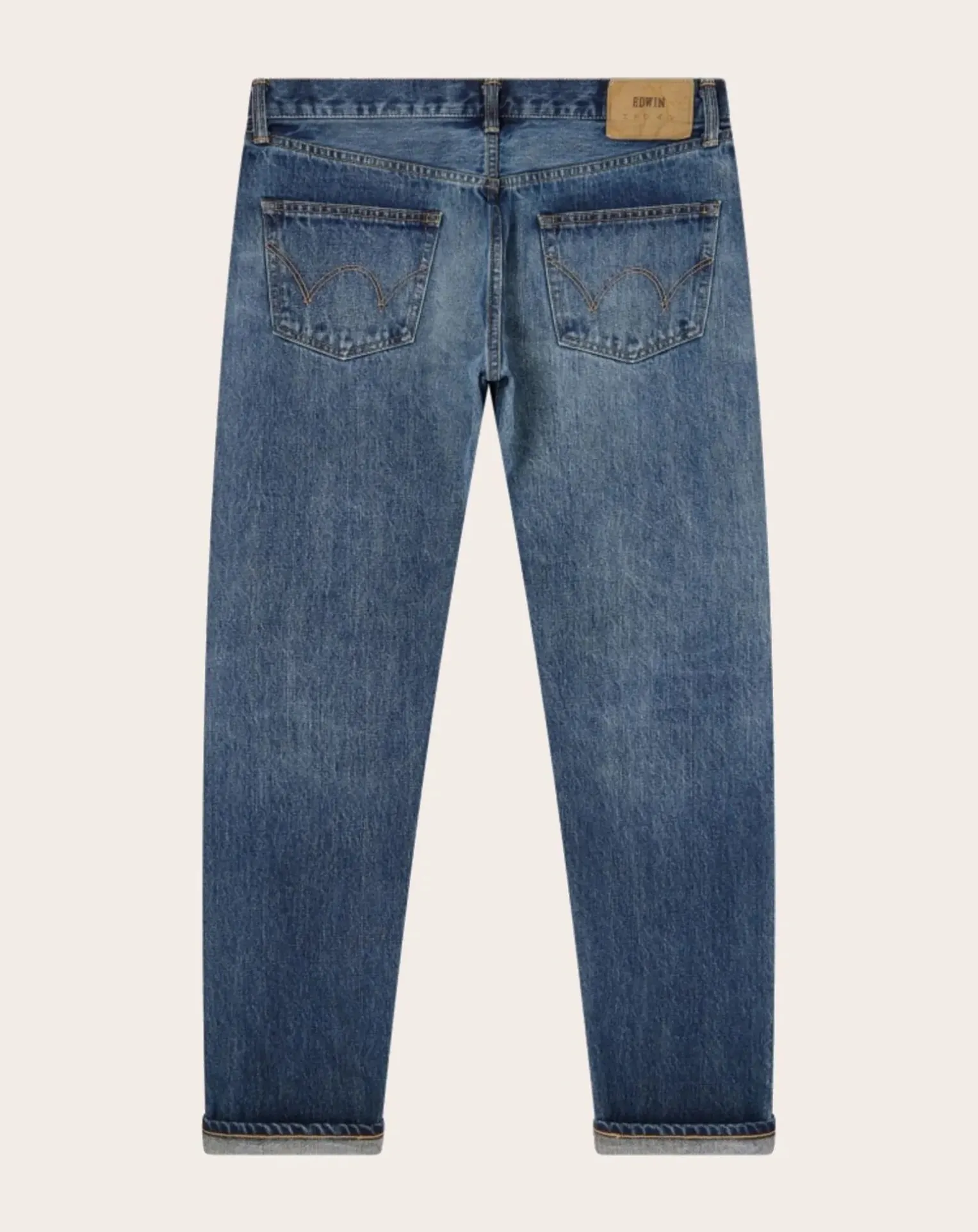 Regular Tapered Cotton Jeans