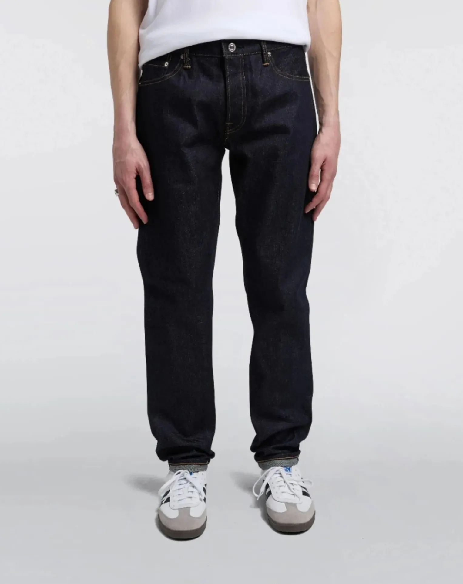 Regular Tapered Cotton Jeans