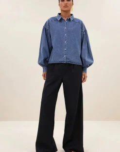 Sarah Denim blouse