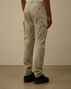 Satin Stretch Cargo Pants