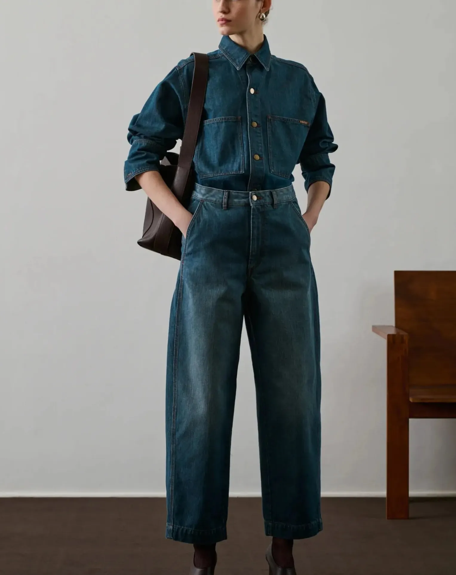 Saudade Mini Grained Leather Bag