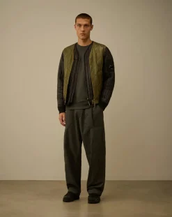 Scratchy Diagonal Molton Round Neck Sweatshirt