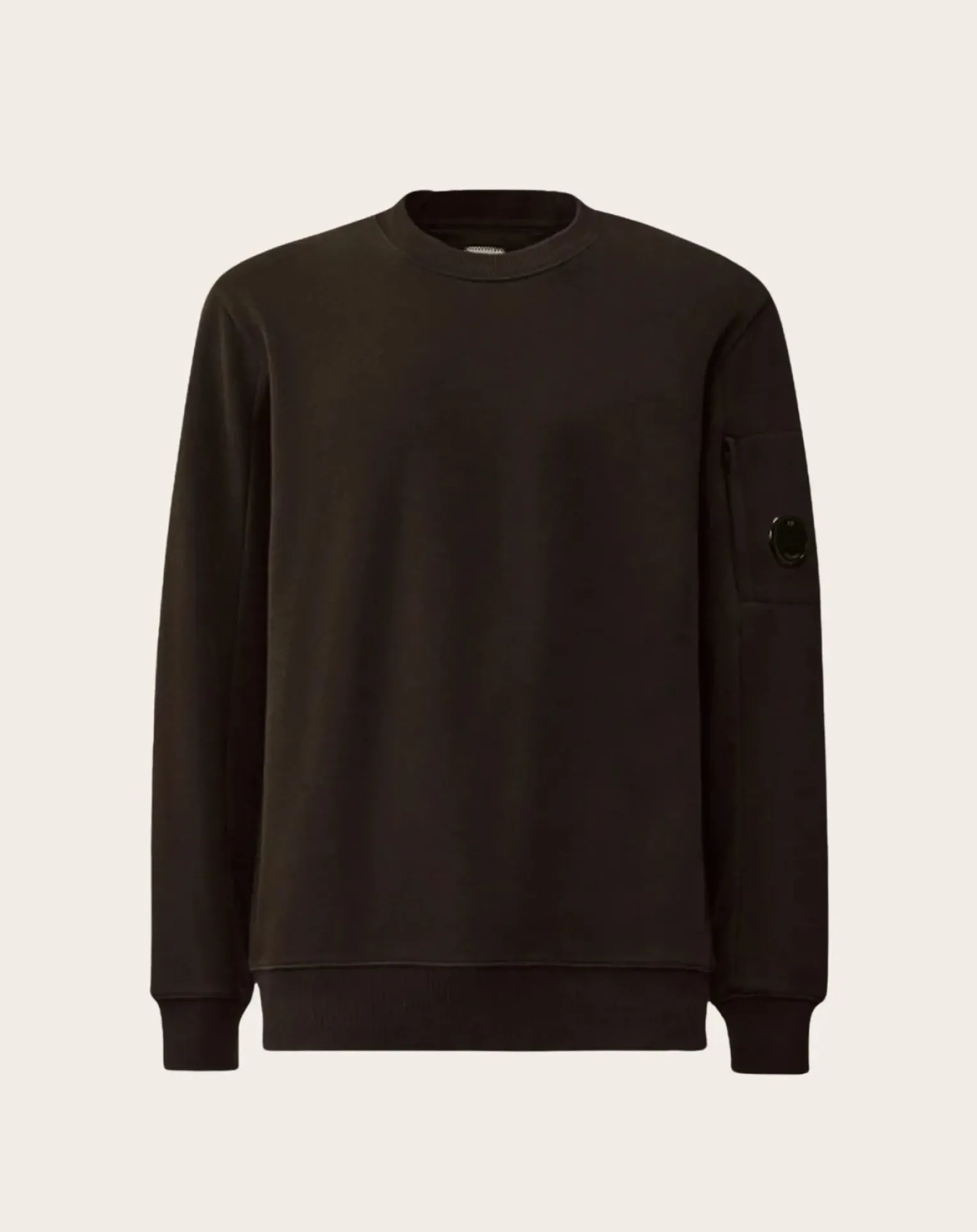 Scratchy Diagonal Molton Round Neck Sweatshirt