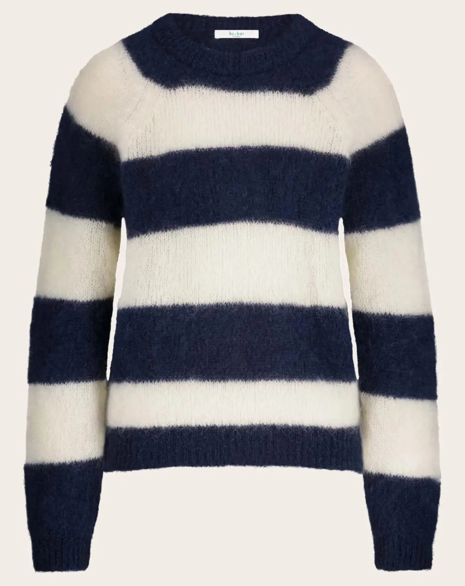 Sian Striped Mohair Sweater
