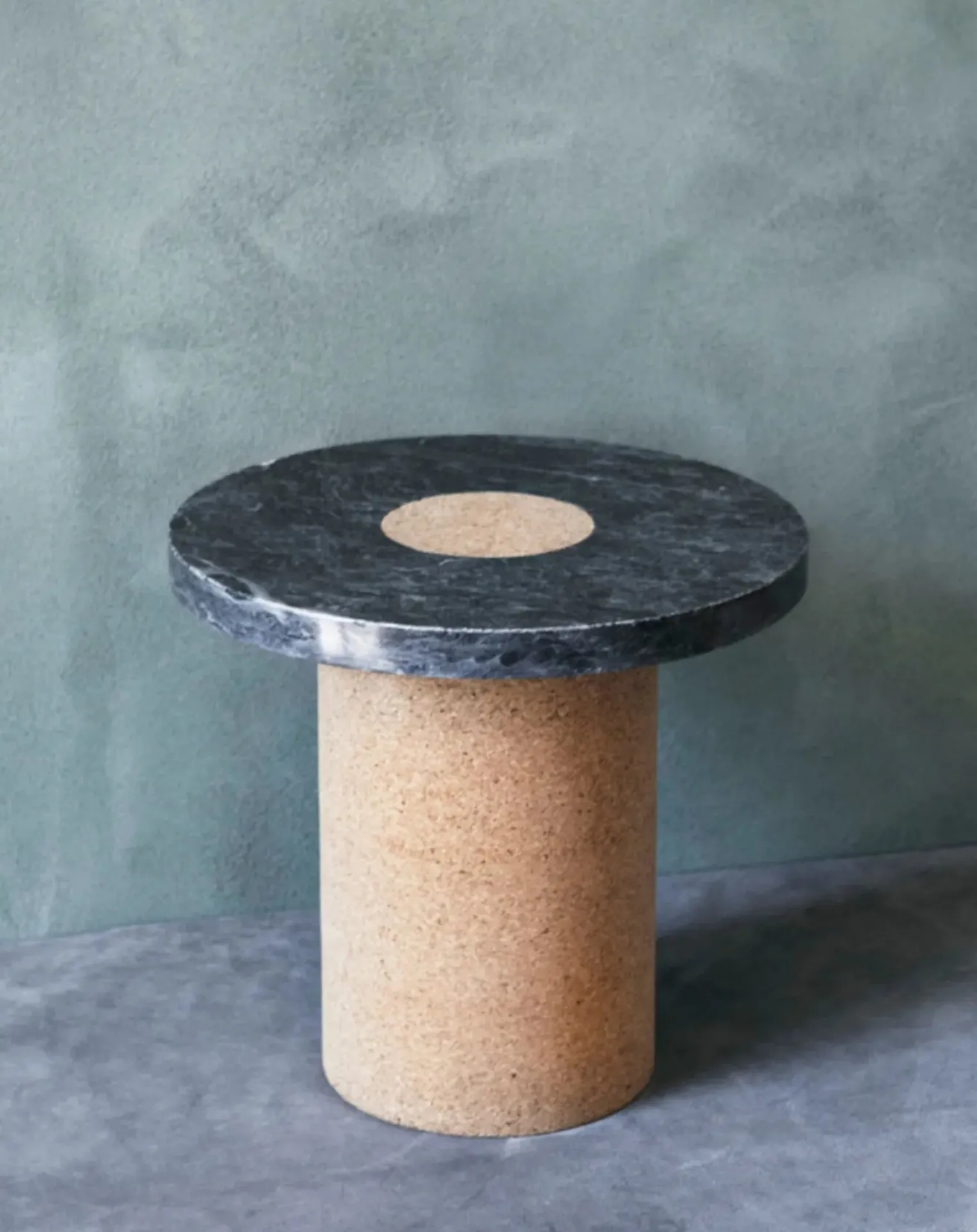 Sintra Side Table, Cork Base