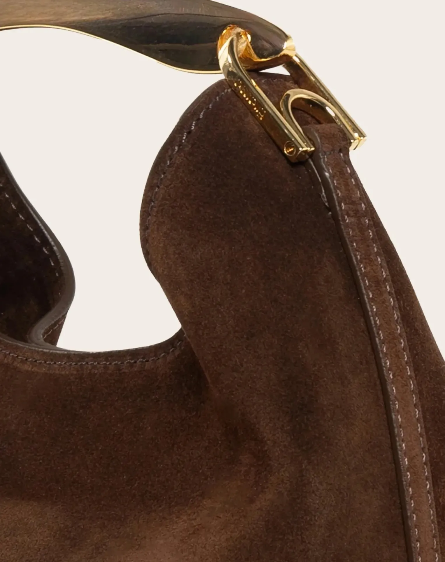 Small Boomerang Shearling bag