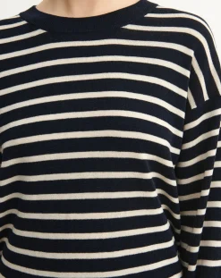 Striped Merino Wool Sweater - Women's Collection