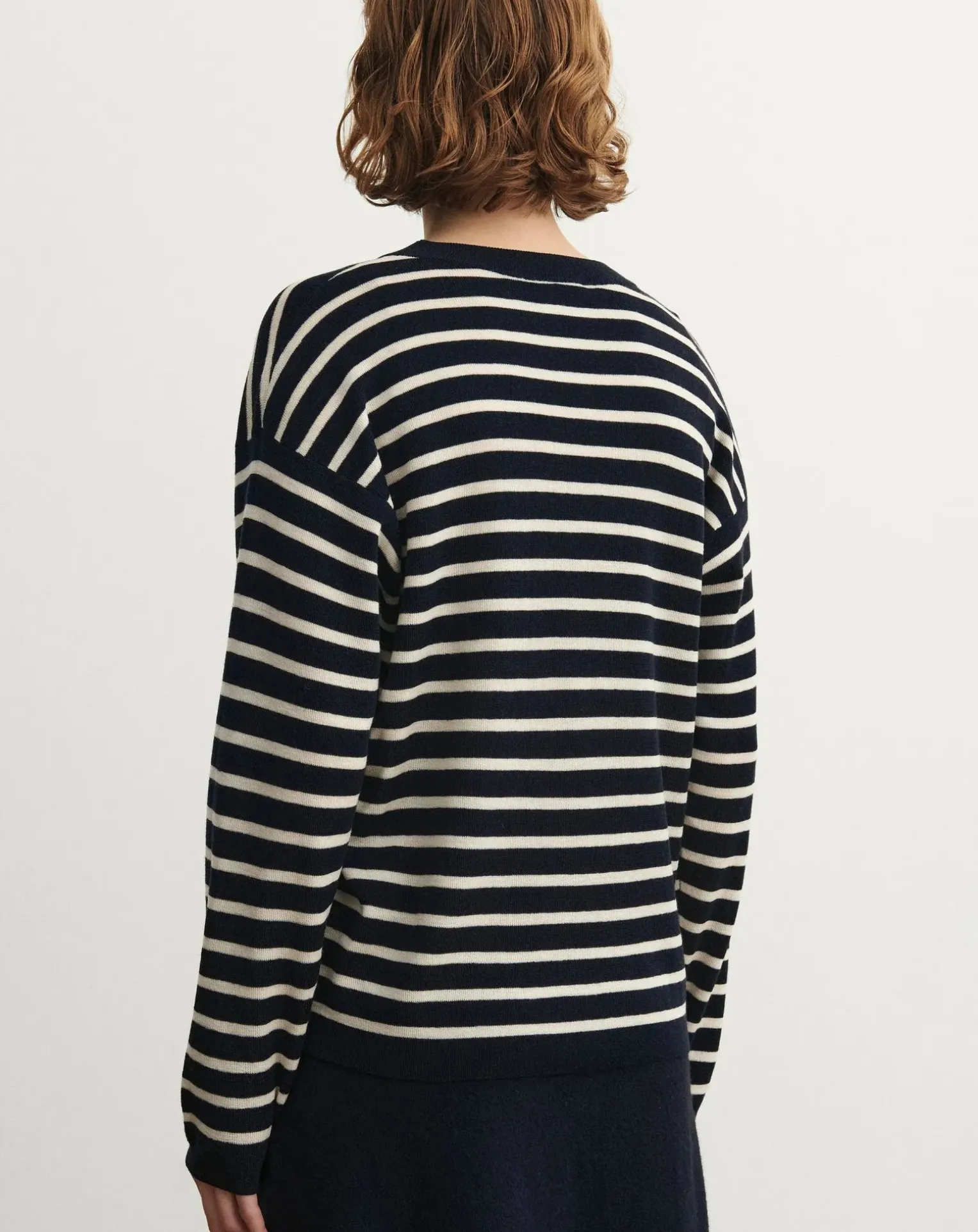 Striped Merino Wool Sweater - Women's Collection
