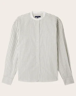 Striped Organic Cotton Bermuda Shirt