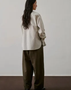 Striped Organic Cotton Bermuda Shirt