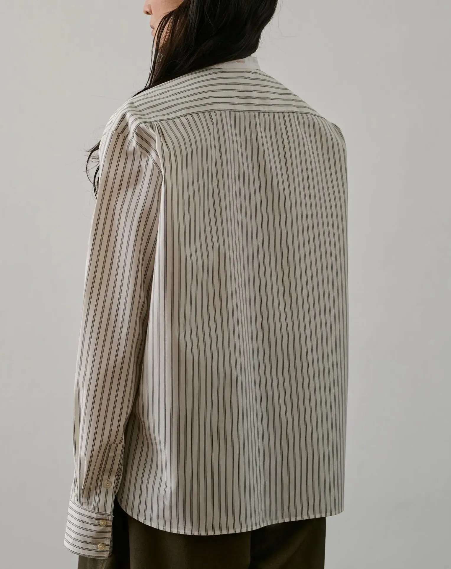Striped Organic Cotton Bermuda Shirt