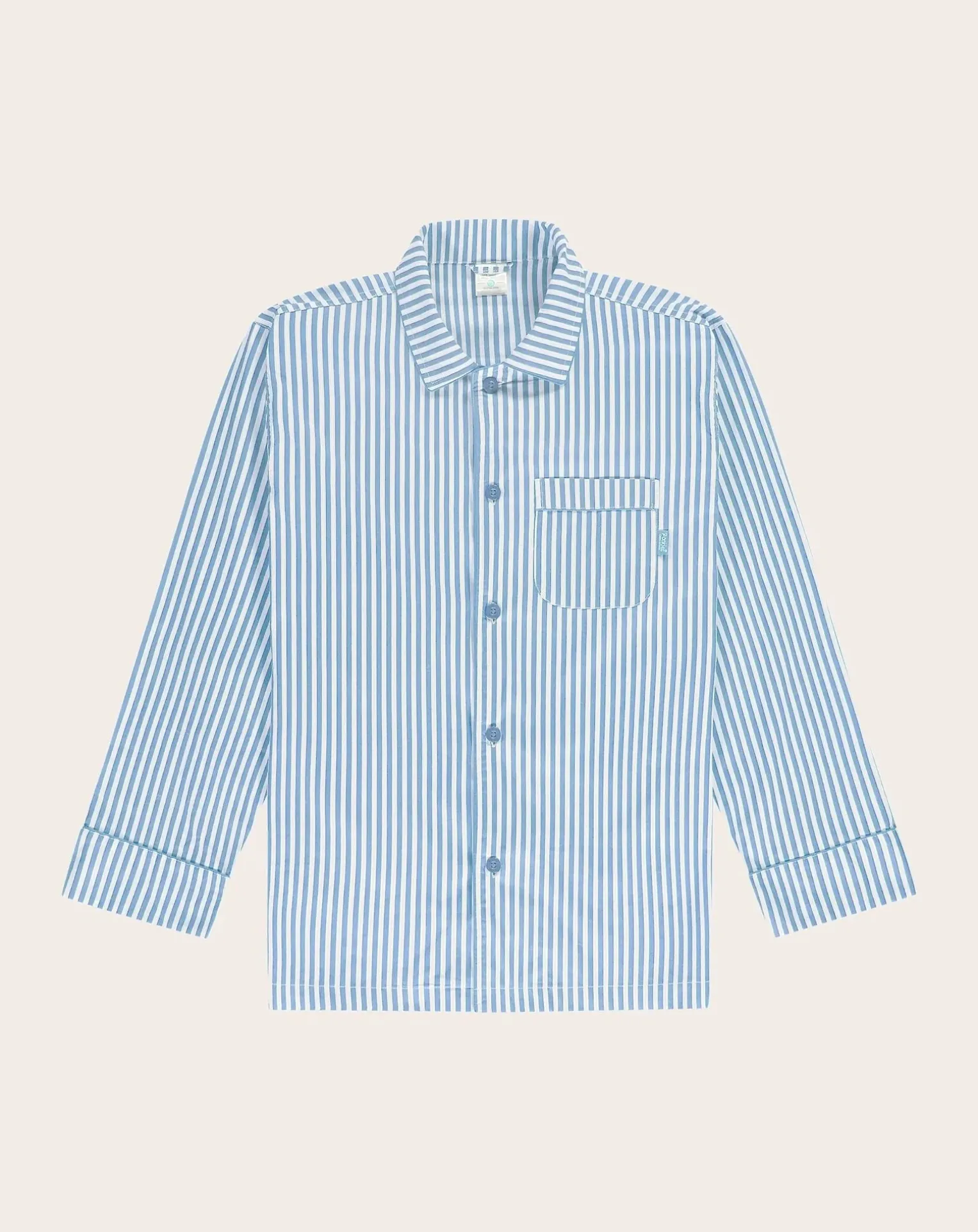 Striped Organic Cotton Pyjama Shirt
