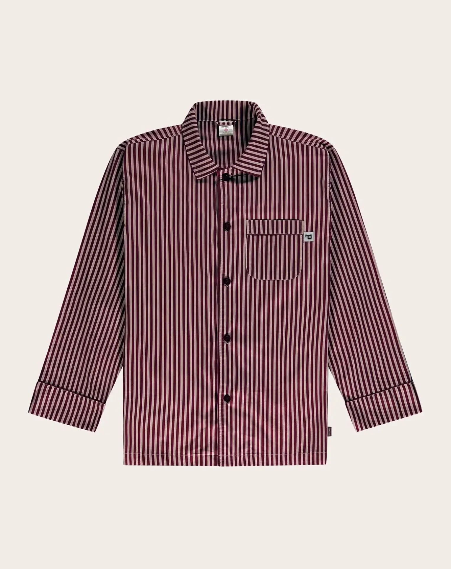 Striped Organic Cotton Pyjama Shirt