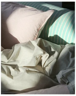 Striped Pillowcase in Organic Cotton - Set of 2