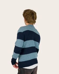 Striped Wool Seamless Sweater