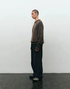 Thermal Knit Crewneck Sweater