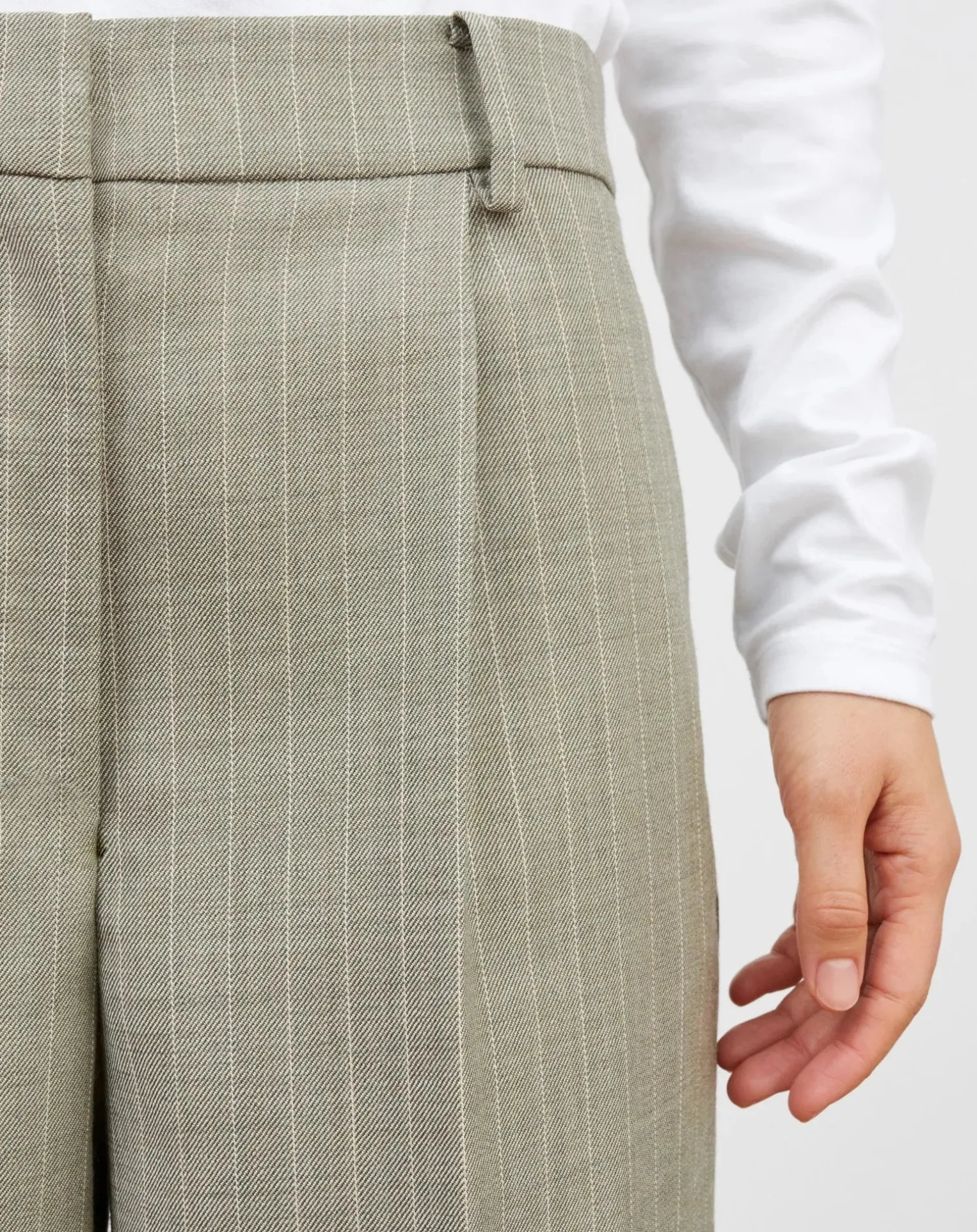 Thom Striped Wool Pants