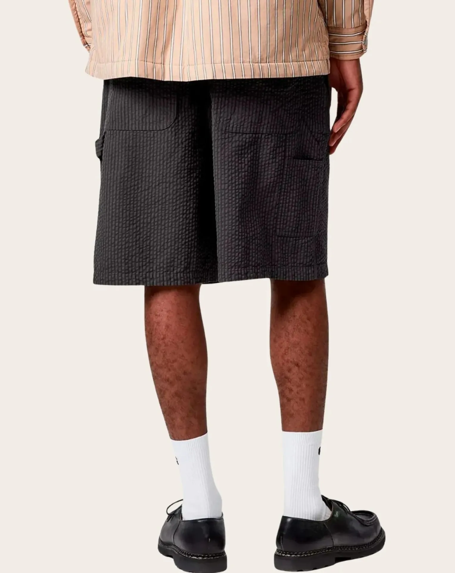Toland Striped Seersucker Shorts