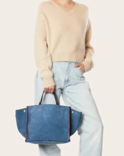 Tote bag Léon M Velvet crust