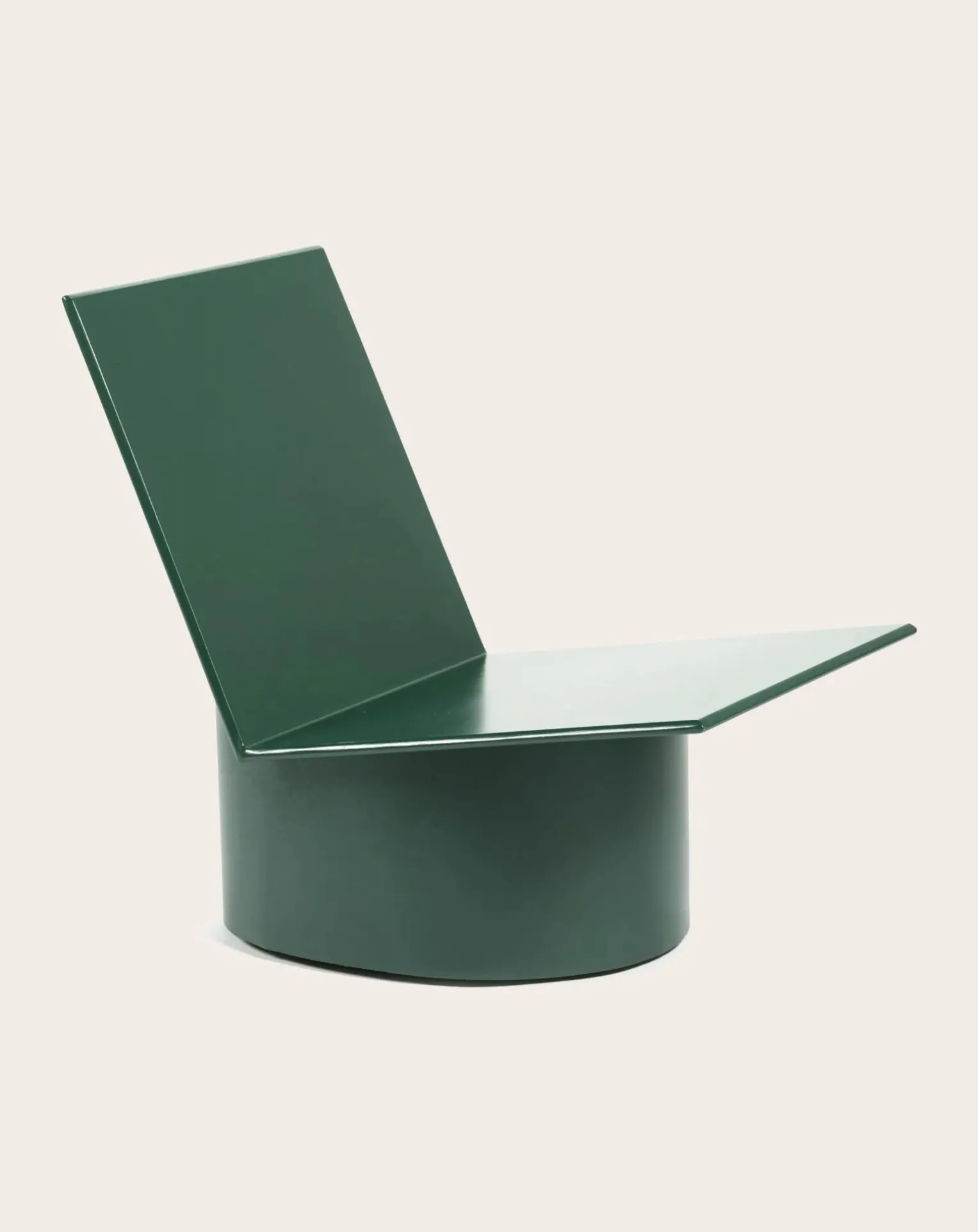 Valerie Easy Chair in Lacquered Steel