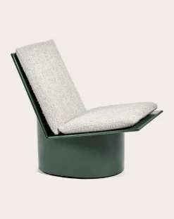 Valerie Easy Chair in Lacquered Steel