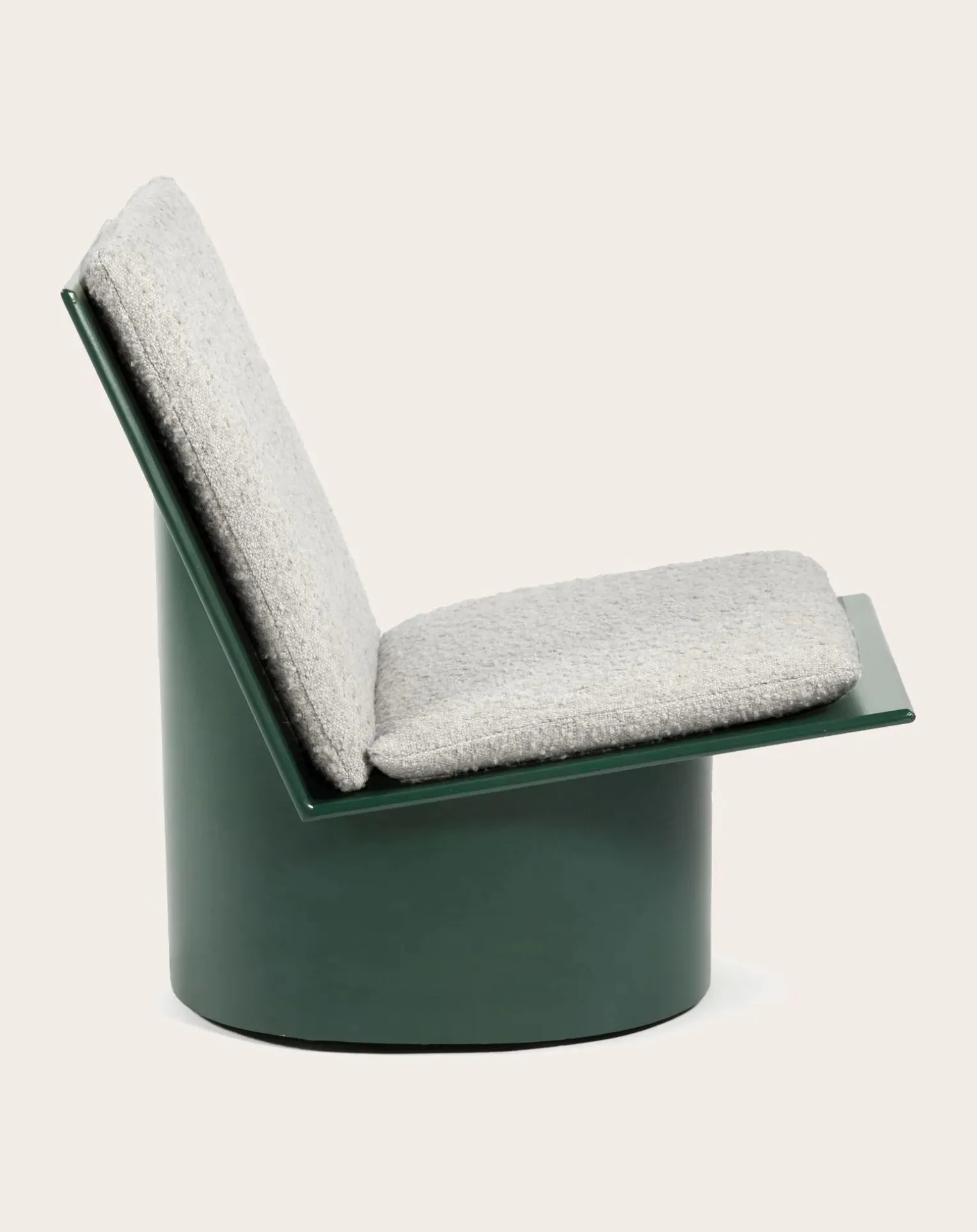 Valerie Easy Chair in Lacquered Steel