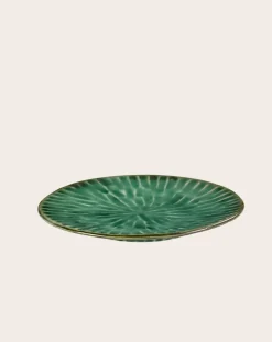 Verde Lanza plates, Pascale Naessens - Set of 2