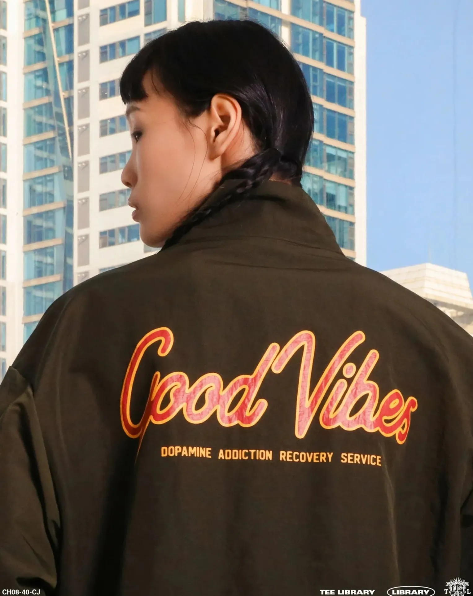 What Life is-Good Vibes Nylon Jacket