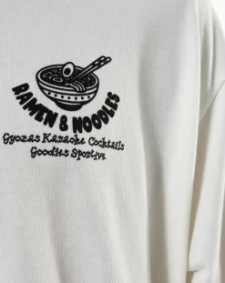 White Noodles T-shirt in organic cotton