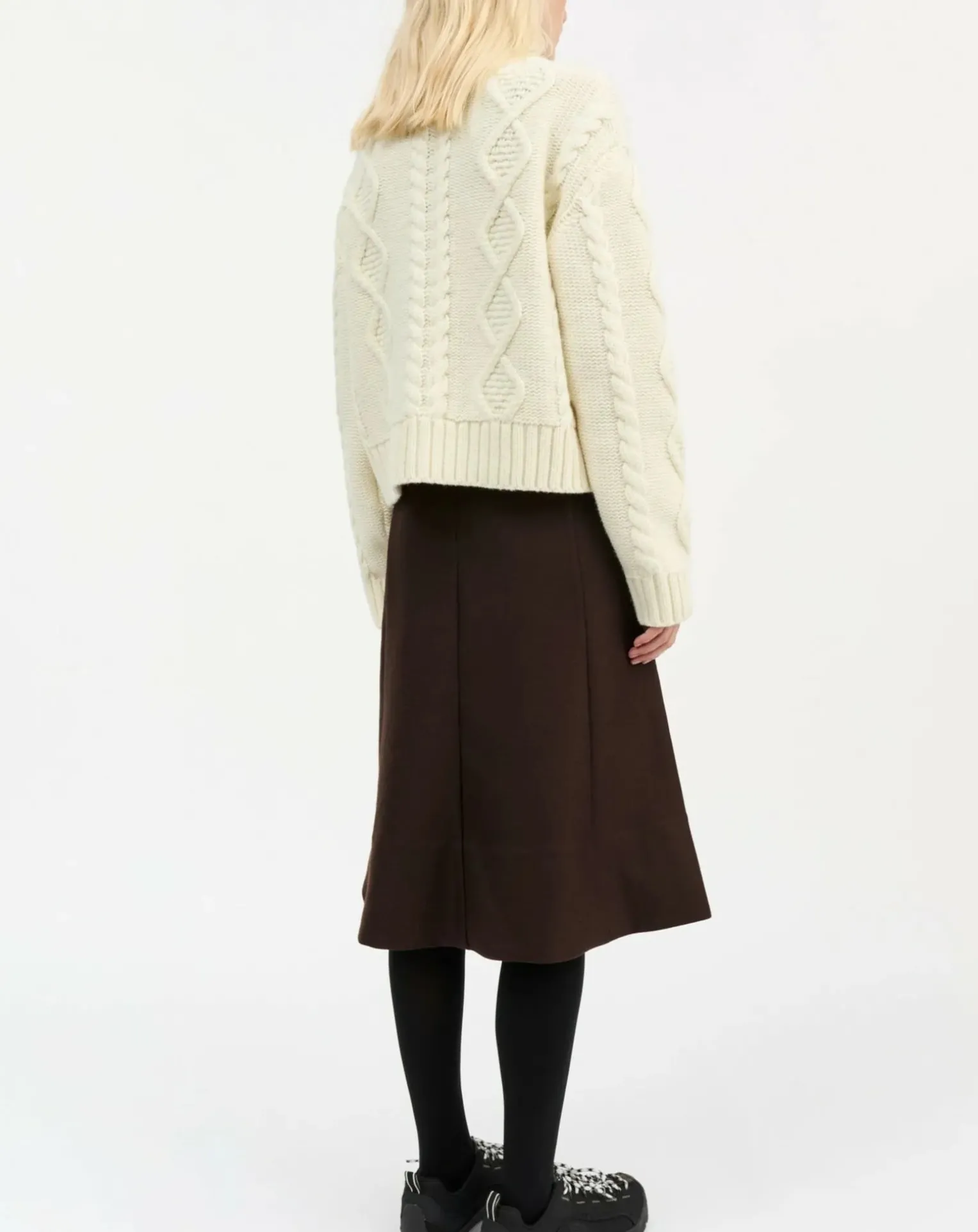 White Sun Merino Wool Sweater