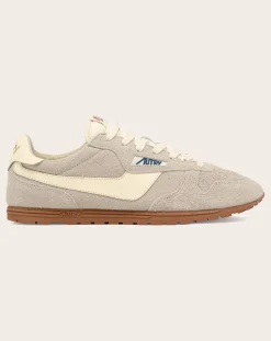 Windspin Low Two-tone Suede and Leather Basket