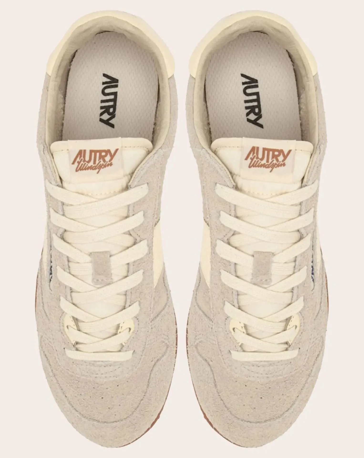 Windspin Low Two-tone Suede and Leather Basket