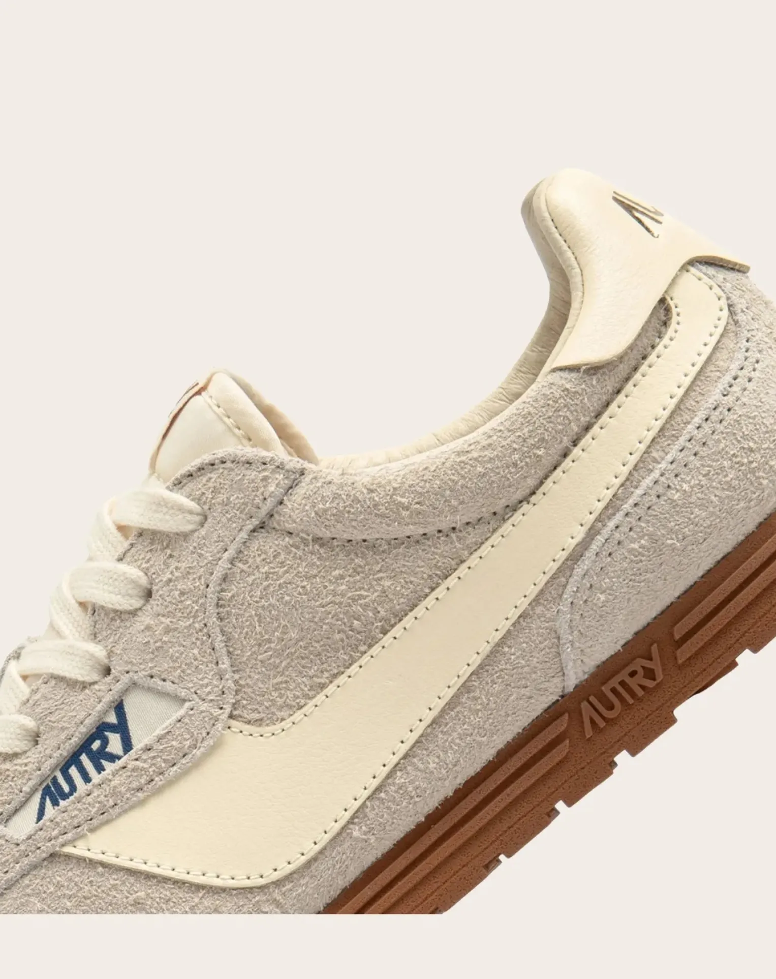 Windspin Low Two-tone Suede and Leather Basket