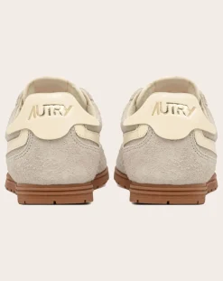 Windspin Low Two-tone Suede and Leather Basket