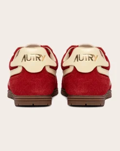 Windspin Low Two-tone Suede and Leather Basket