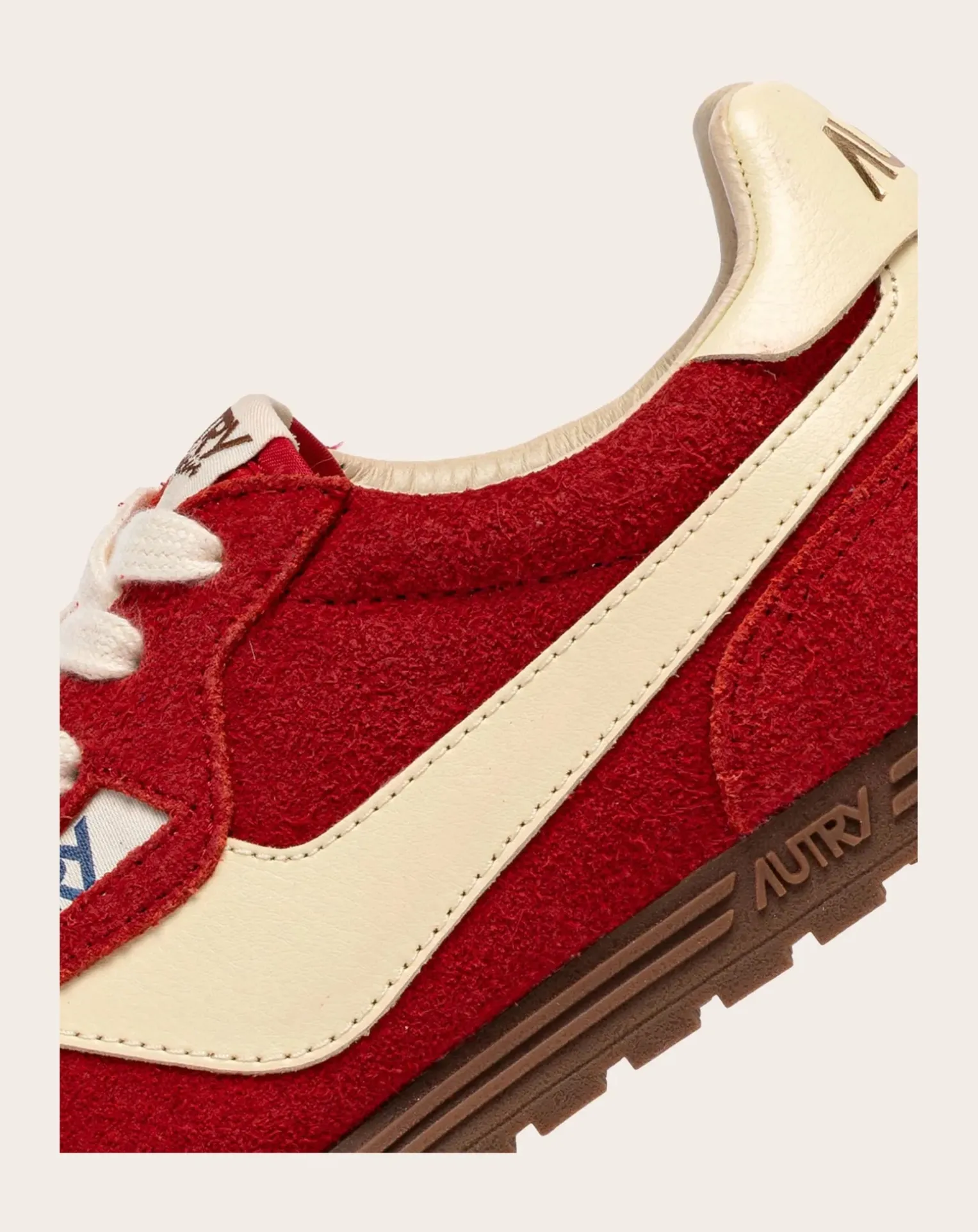 Windspin Low Two-tone Suede and Leather Basket