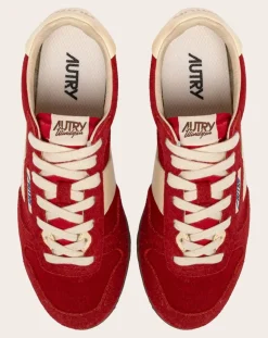 Windspin Low Two-tone Suede and Leather Basket