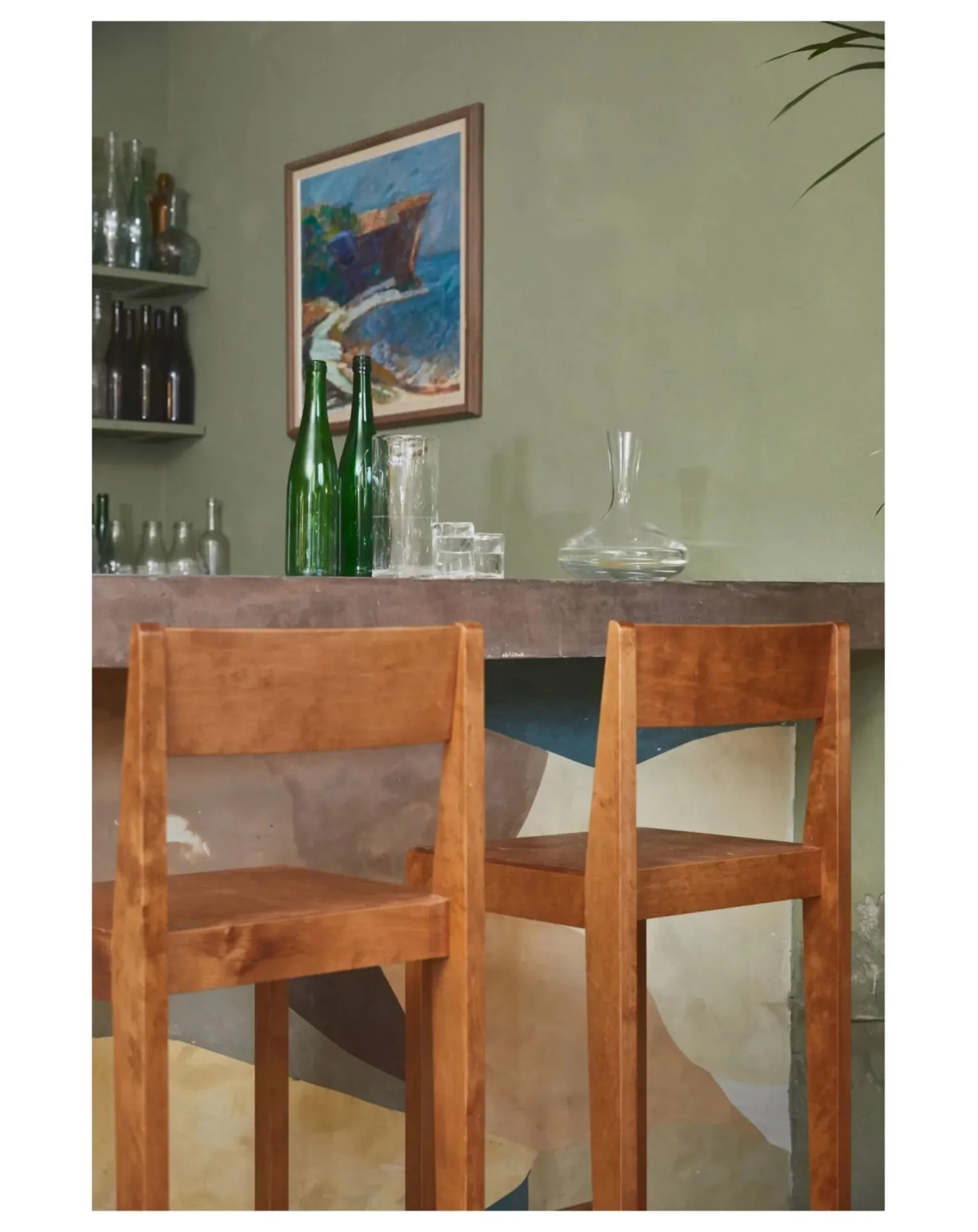 Wooden Bar Stool