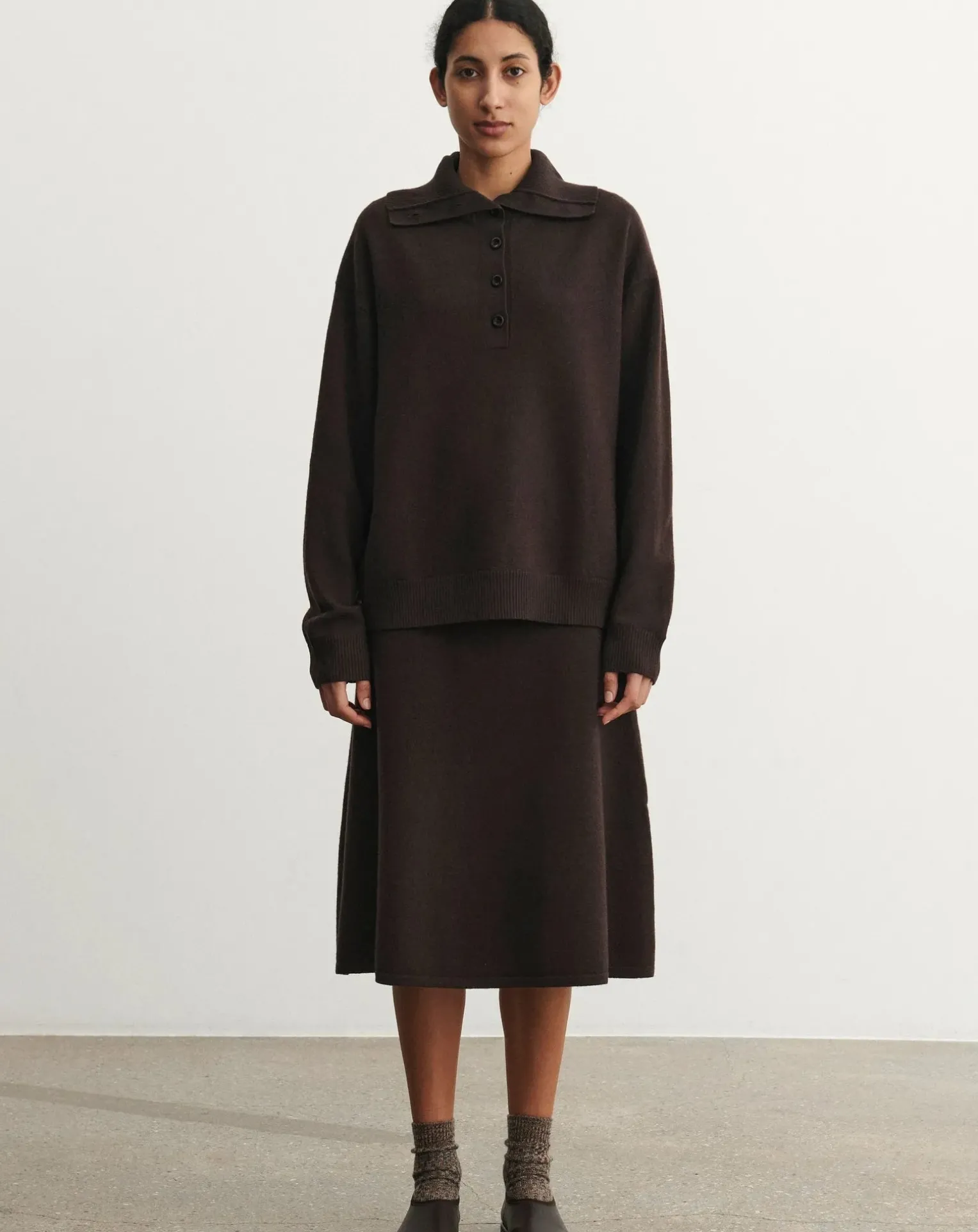 Wool Merino Felt Skirt - Women's Collection