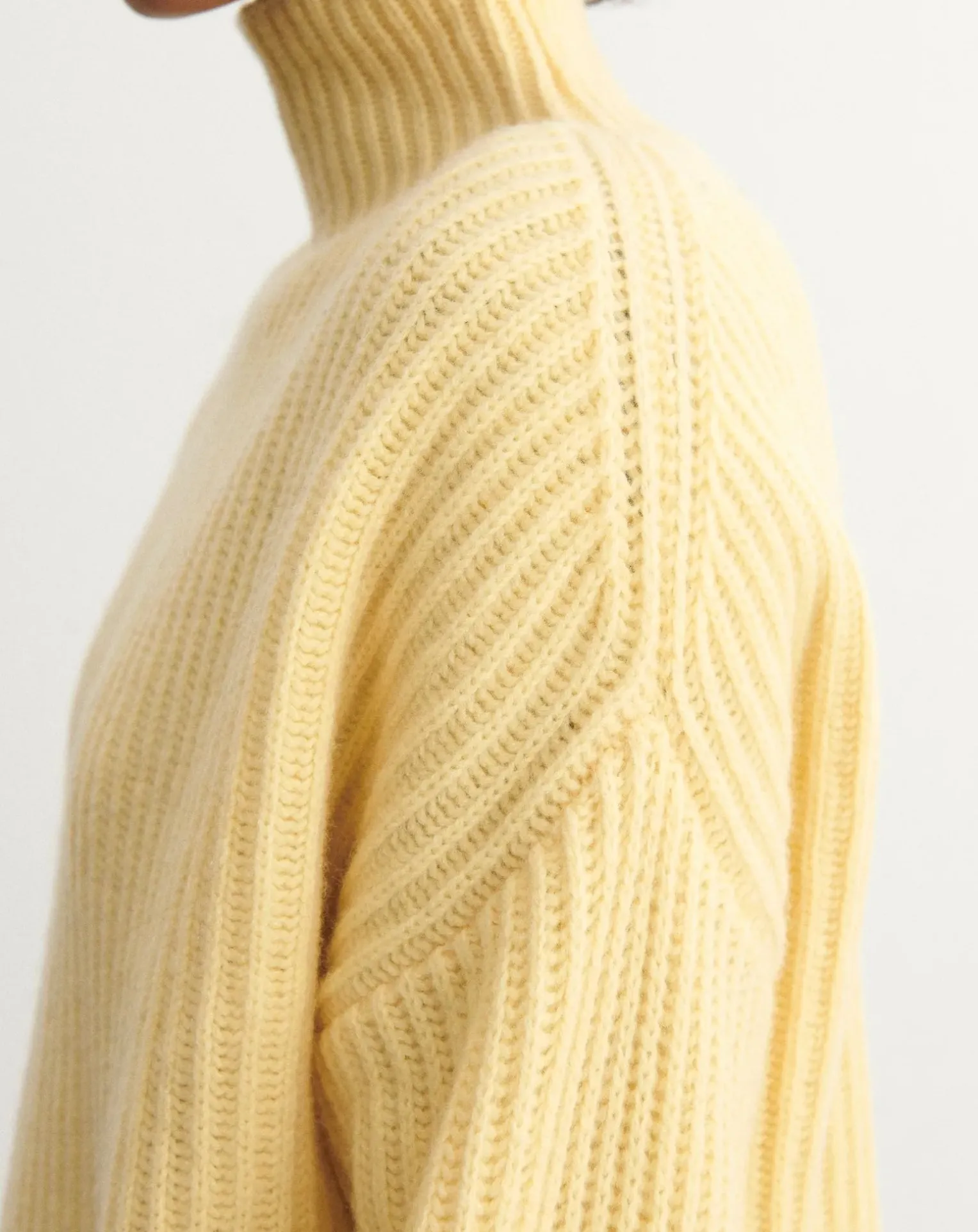 Wool Ribbed Sweater - Women's Collection